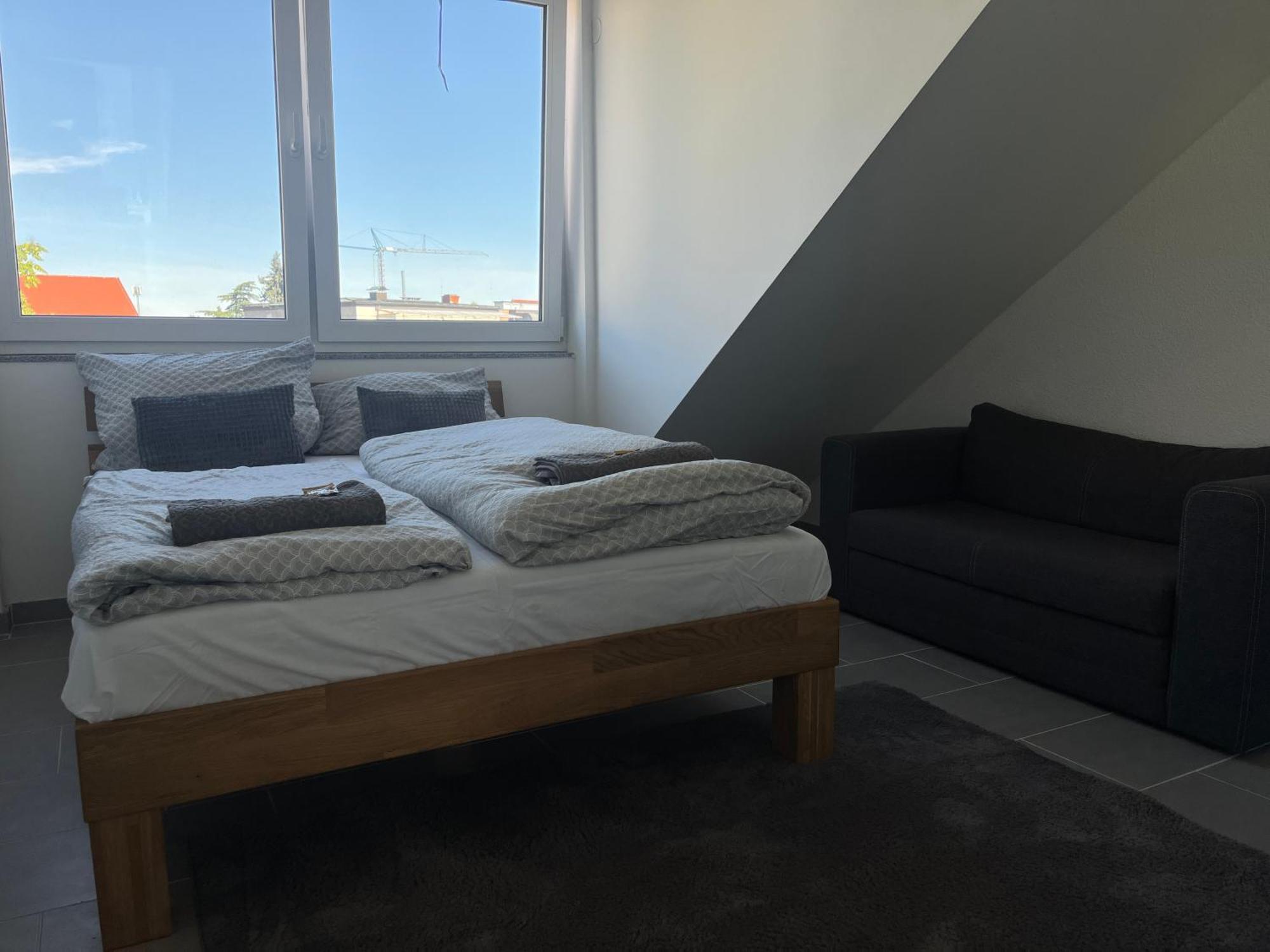 Simplex Apartments Am Europaplatz Karlsruhe Kamer foto