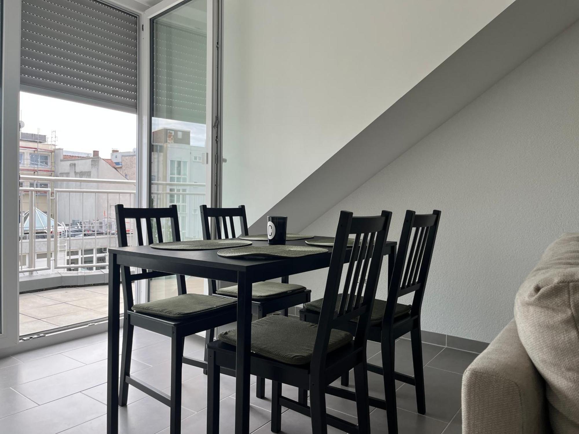 Simplex Apartments Am Europaplatz Karlsruhe Kamer foto