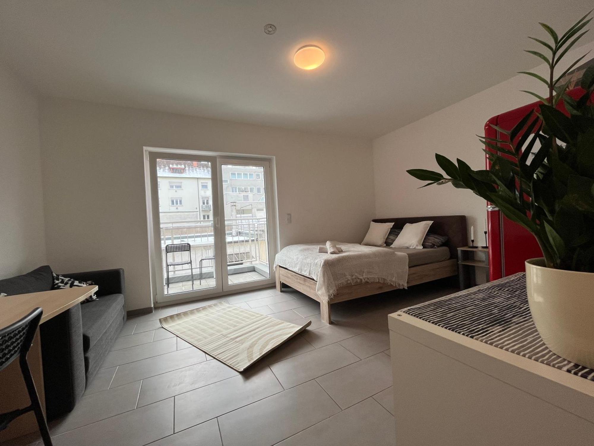 Simplex Apartments Am Europaplatz Karlsruhe Kamer foto