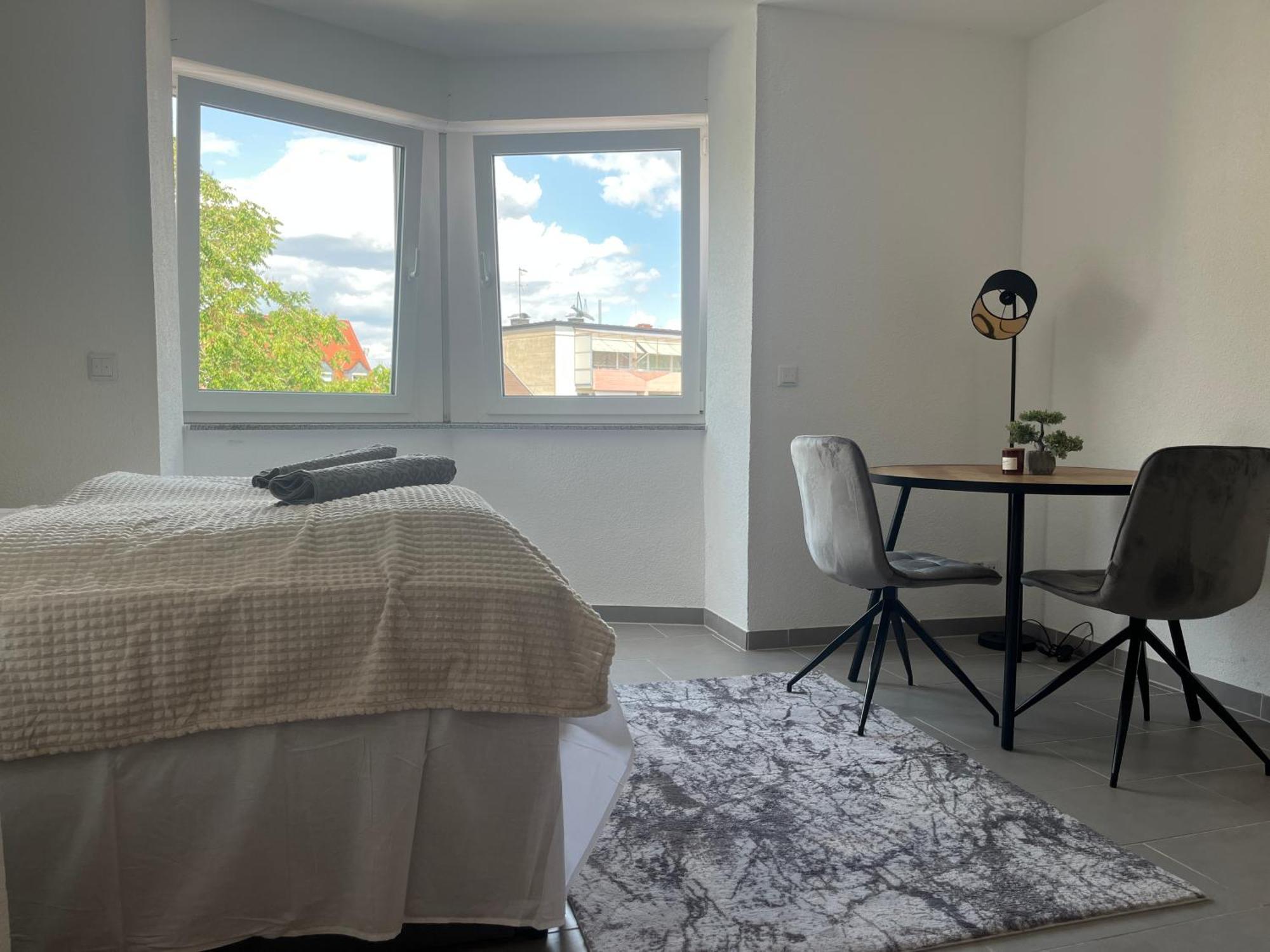 Simplex Apartments Am Europaplatz Karlsruhe Kamer foto