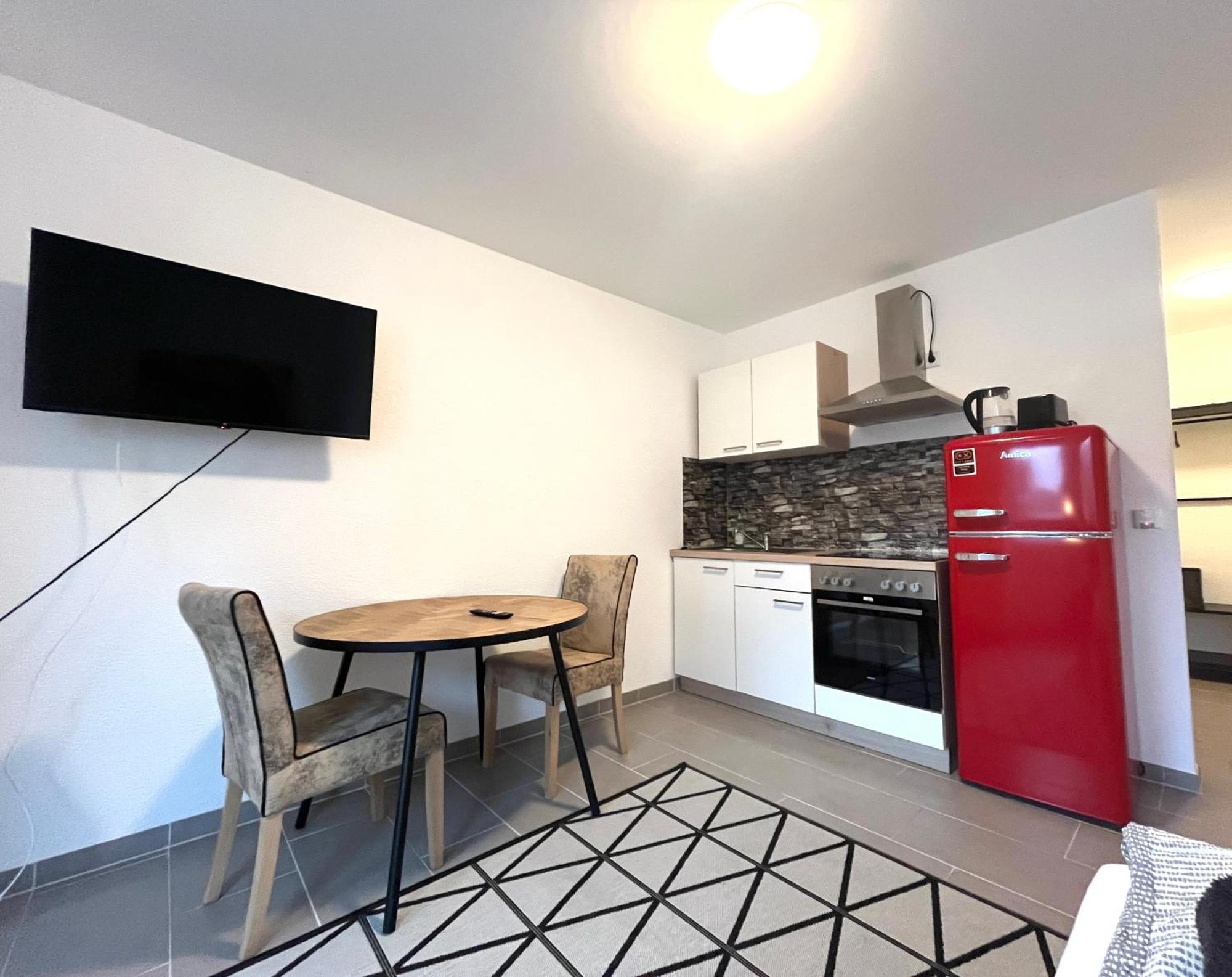 Simplex Apartments Am Europaplatz Karlsruhe Kamer foto
